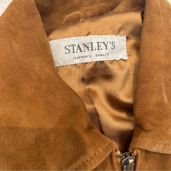 Men’s Stanley’s brown real suede leather jacket - Picture 3 of 6